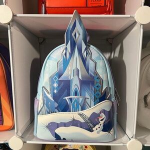 Loungefly Disney Frozen Princess Elsa Castle Mini Backpack
